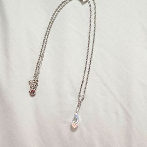 Forever crystals drop necklace
